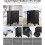 Adjustable PC Case computer CPU Stand Holder Floor Stand With 4 Caster 9
