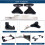 Adjustable PC Case computer CPU Stand Holder Floor Stand With 4 Caster 10