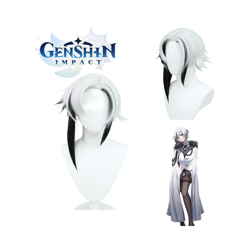 Sloert Impact Genshin Arlecchino Cosplay Wig Hair Carnival Comic Party Prop Gifts Fan Not,Specified