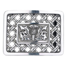 Thistle Open Weave Belt Buckle KB12