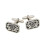 Rectangle Thistle Cufflinks KCL1 1