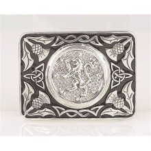 Lion Rampant Enamel Belt Buckle KB10B