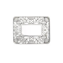 Pierced Open Thistle Belt Buckle KB13