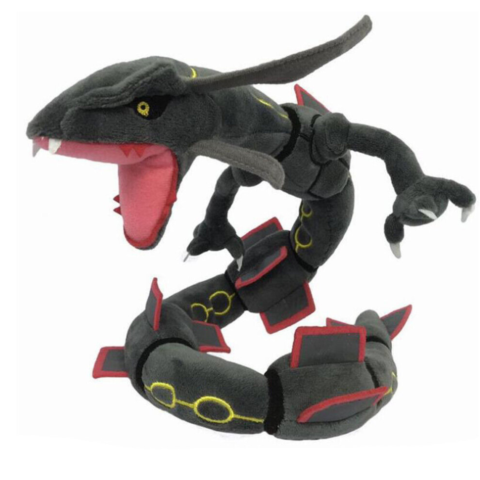 (Black) 80cm Rayquaza Sky Dragon Plush Toy Doll Anime Dragon