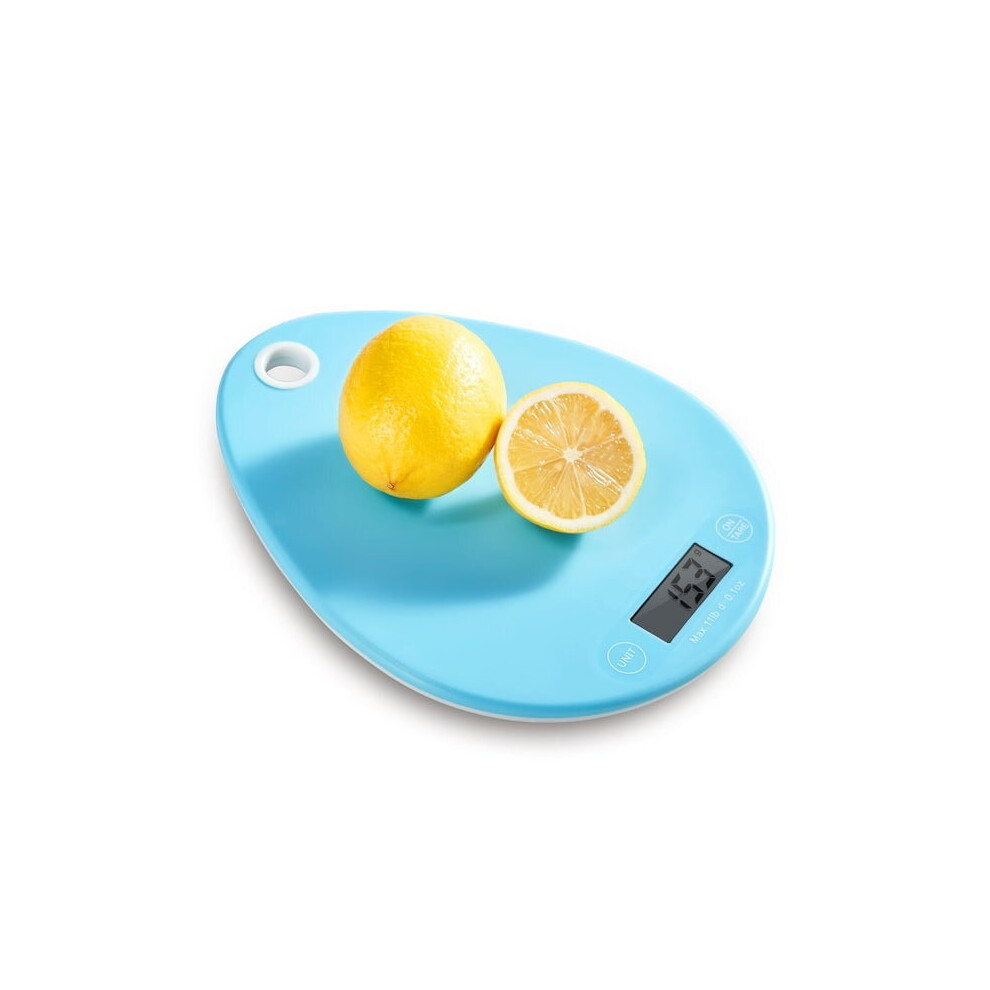 5kg Blue Hanging Digital Kitchen Scales Electronic Cooking Food Weighing