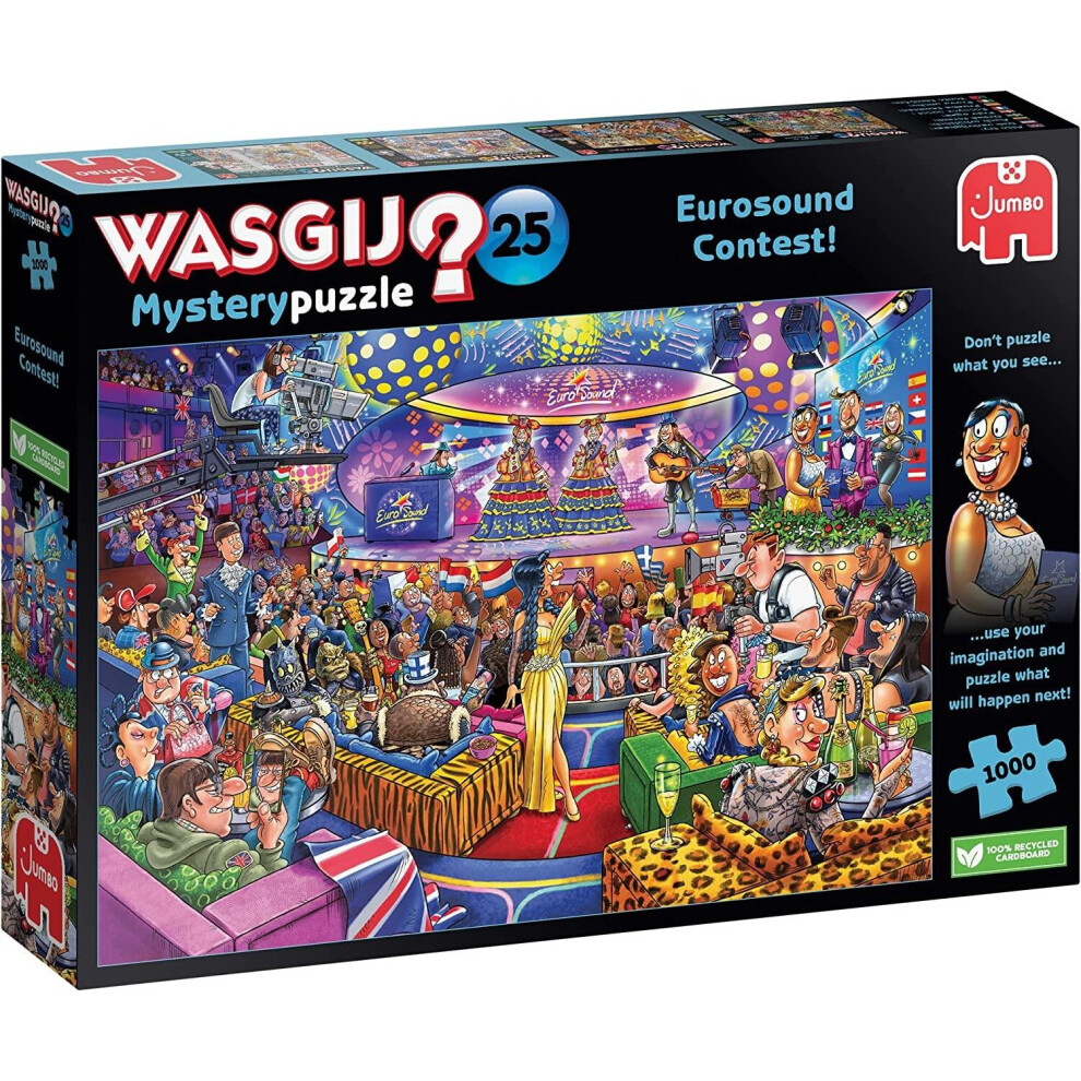 Wasgij Mystery Puzzle Eurosound Contest 1000 Piece Jigsaw Puzzle