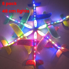 (48cm 6pcs) Foam Glider Planes Airplane Hand Throwing Toy 36CM 48cm Flight Mode Plane Model
