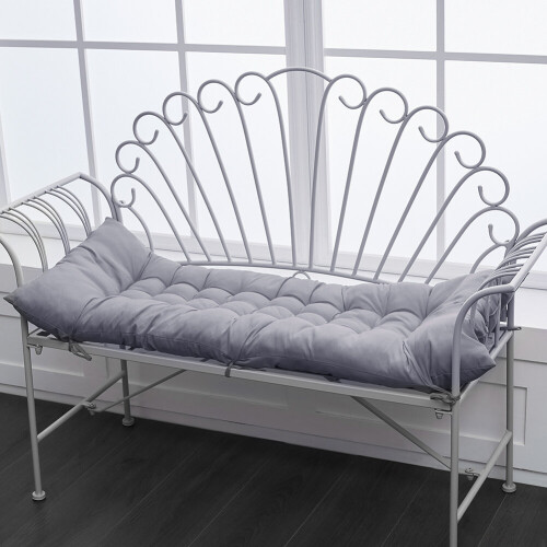 Living And Home (Grey) Thick Soft Comfortable Lounge Chair Cushion 110*40cm 1