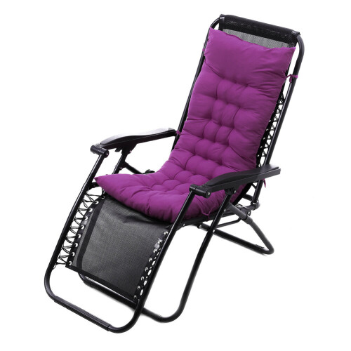 Living And Home (Deep Purple) Thick Soft Comfortable Lounge Chair Cushion 110*40cm 1