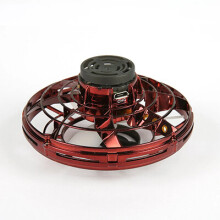 (red) Magic Ball Flying Spinner Flight Gyro, UFO Fingertip Drone Aircraft induction gyroscope