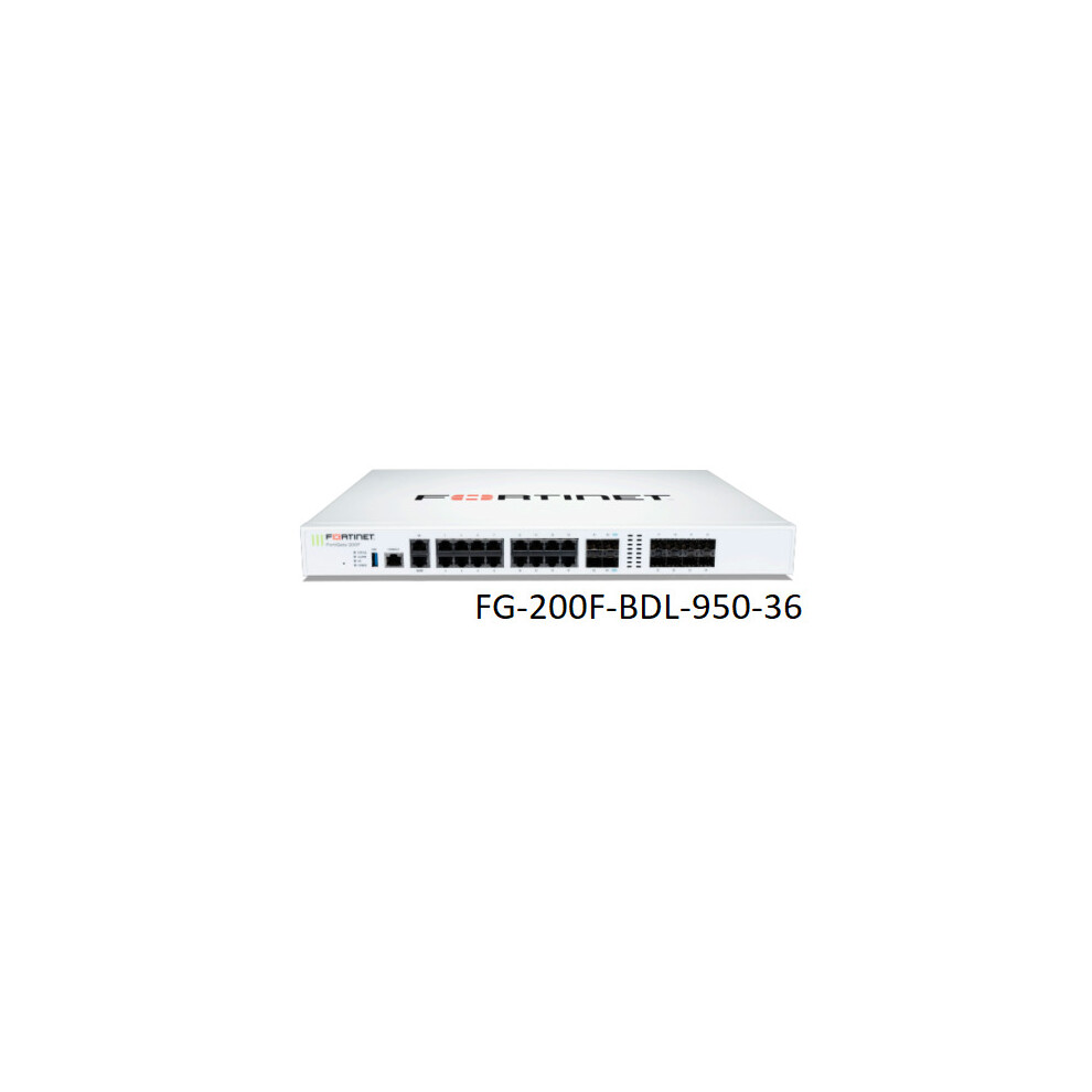 Fortinet Fortigate-200F Hardware +3 Year 24X7 Forticare Fortiguard Utp 842382192757