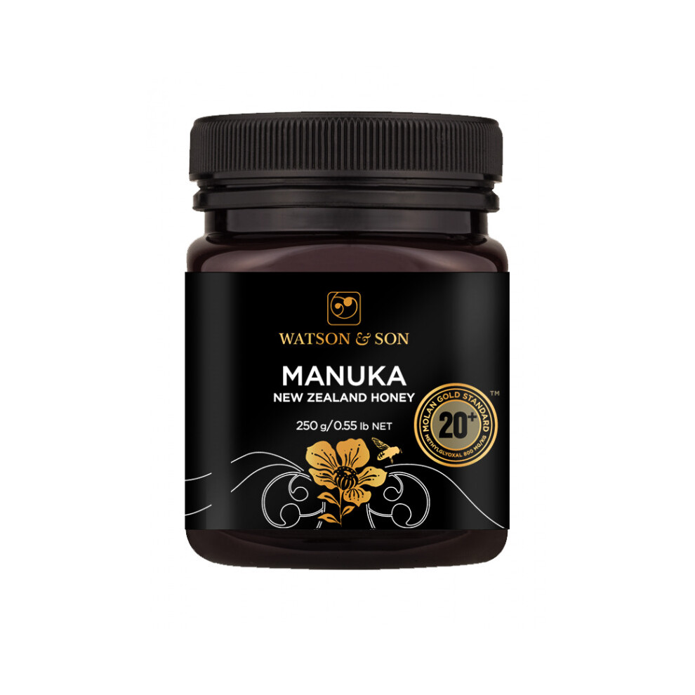 Watson & Son Black Label Manuka Honey MGS20+ (MGO800) 250g