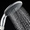 EcoSpa Large Round Chrome Shower Handset 150mm 5 Functions 10
