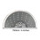 EcoSpa Large Round Chrome Shower Handset 150mm 5 Functions 4