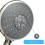 EcoSpa Large Round Chrome Shower Handset 150mm 5 Functions 5