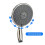 EcoSpa Large Round Chrome Shower Handset 150mm 5 Functions 3