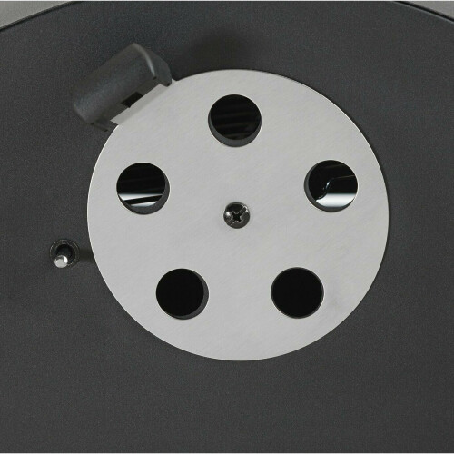Home Table Top Oil Drum Charcoal BBQ - Black 2
