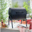 Home Table Top Oil Drum Charcoal BBQ - Black 5
