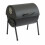 Home Table Top Oil Drum Charcoal BBQ - Black 1