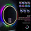 (round 600mm) RGB Backlit Front Light Bathroom Mirror 7