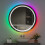 (round 600mm) RGB Backlit Front Light Bathroom Mirror 1