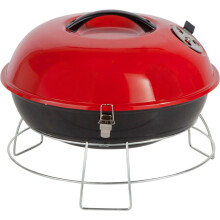 Home Charcoal Portable Round BBQ - Red - Refurbished