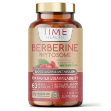Berberine Phytosome® - 10X Enhanced Absorption - Clinically Proven Brand Berbevis® - 60 Capsules Metabolism, Blood Sugar, AMPK Support -