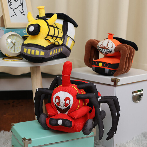 (Style A) Choo Choo Charles Plus Horror Charles Train Plush Toy 1