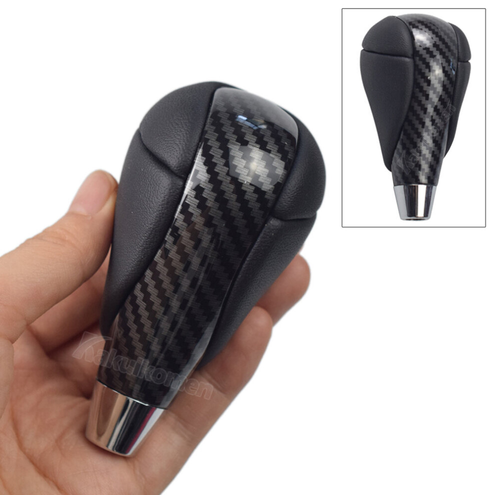 (Options 7) Walnut Leather Chrome Automatic Transmission Gear Shift Knob For Lexus 9435914698837