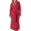 Slenderella (Raspberry, Medium - UK 12/14) Slenderella Womens Shawl Collar Boucle Fleece Dressing Gown 1