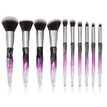 (gray) 10 eye shadow brushes