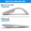 (Black) Bluetooth 4.0 /5.0 Folding Wireless Mouse Arc Touch Roller Computer Silent Mouse Ergonomic Slim Laser Mice For Microsoft Surface 2