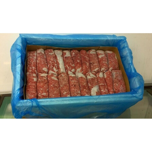 Frozen Dog Food Chicken Mince 40 x 500g chubs 20kg box. BARF RAW DIET