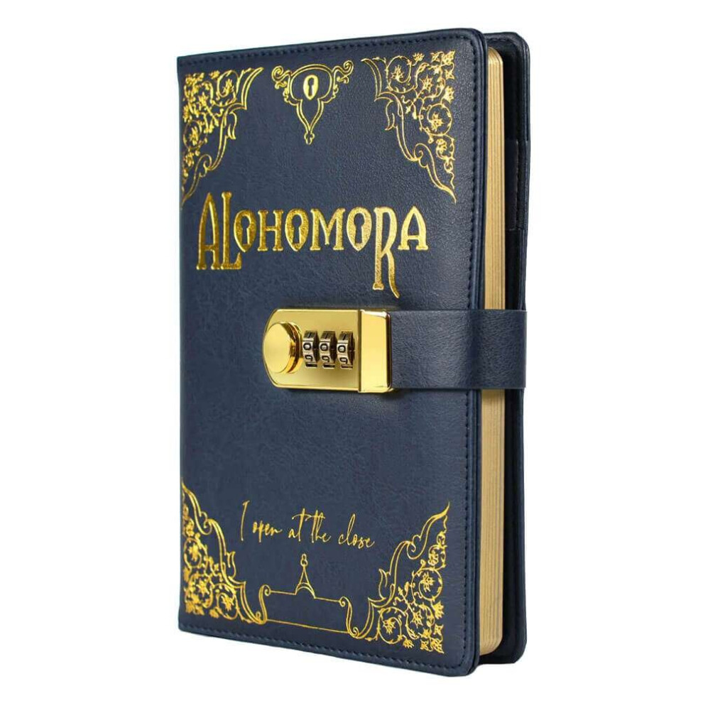 Harry Potter Alohomora Lockable Undated Diary Blue