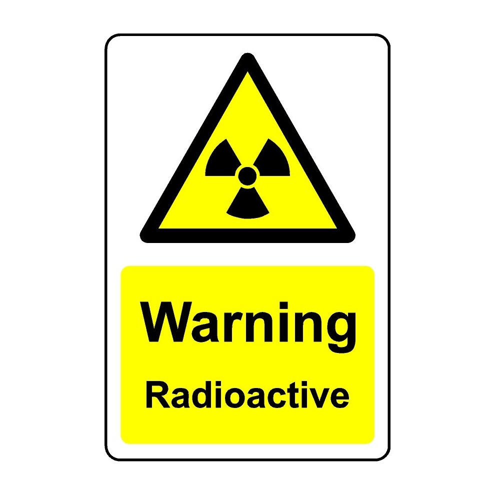 Warning radioactive safety sign - 3mm Aluminium sign - 200mm x 150mm-image-OPC-PBGJYW5-NEW