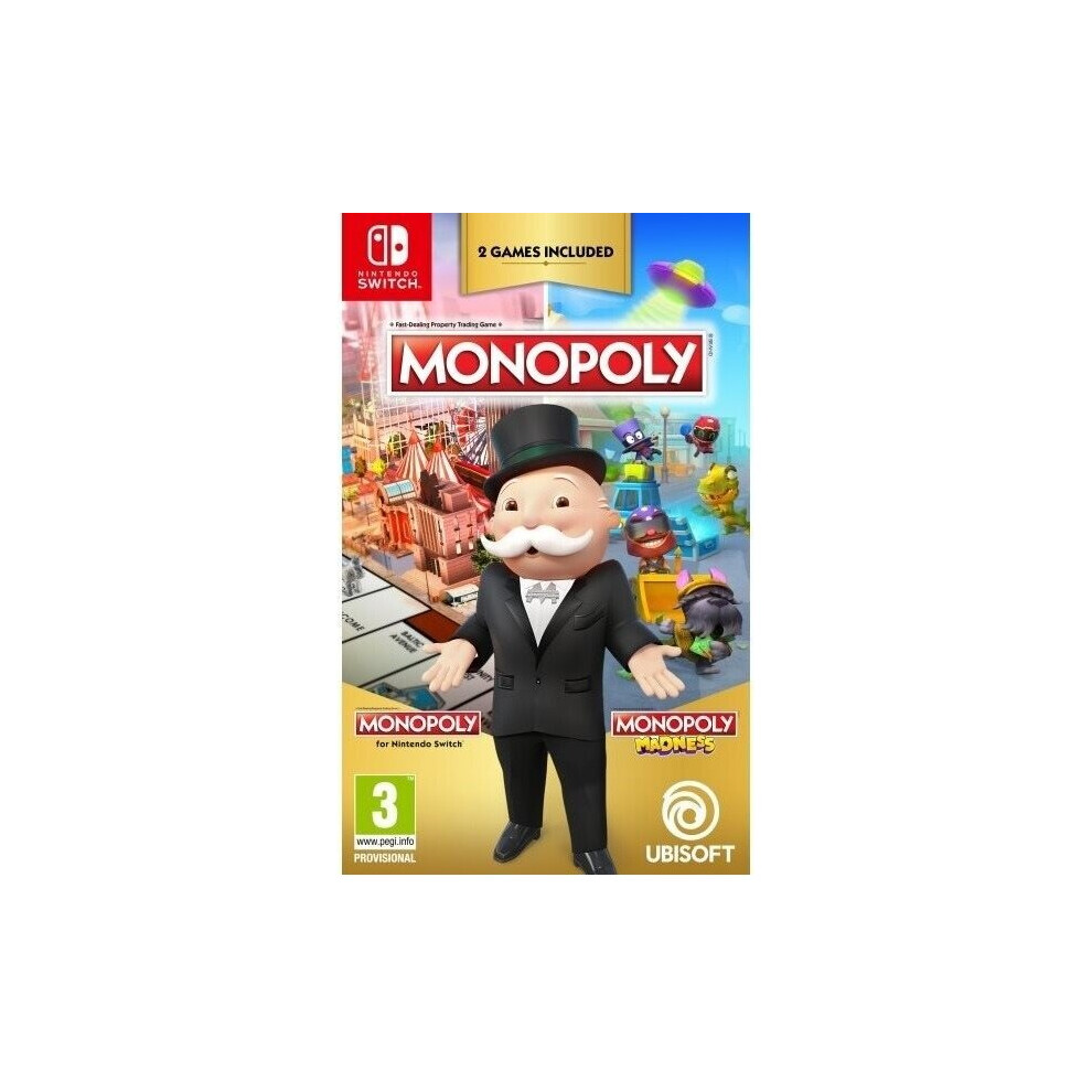 Monopoly + Monopoly Madness Double Pack English | Polish Box | Nintendo Switch | Video Game