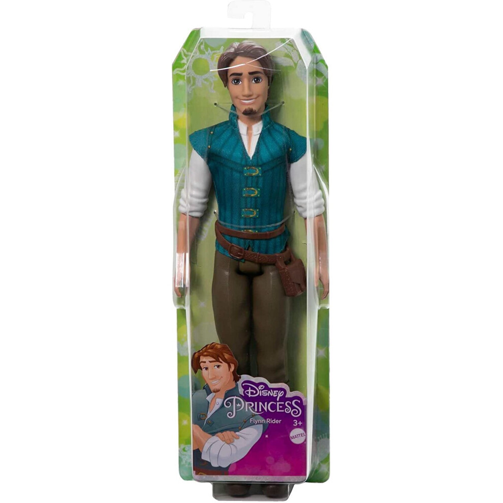 Mattel Disney Flynn Rider Prince Core Doll - Tangled Inspired Poseable Fashion Doll, 118490