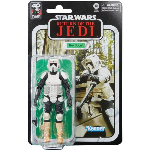 Hasbro STAR WARS Η Μαύρη Σειρά Biker Scout, Επέτειος 40 ετών Επιστροφή των Jedi