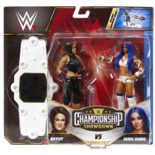 Mattel WWE Sasha Banks vs Bayley Championship Showdown 2-Pack 15 cm Actionfiguren für 6 Jahre und älter