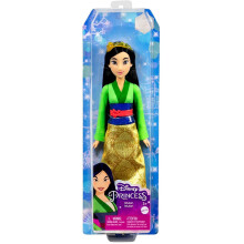 Mattel Disney Princess Core babák: Mulan állítható divatbaba csillogó ruhával, cipőkkel és tiarával