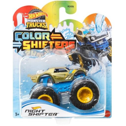 Mattel Hot Wheels Monster Trucks Farbwechsel - Nachtfahrer