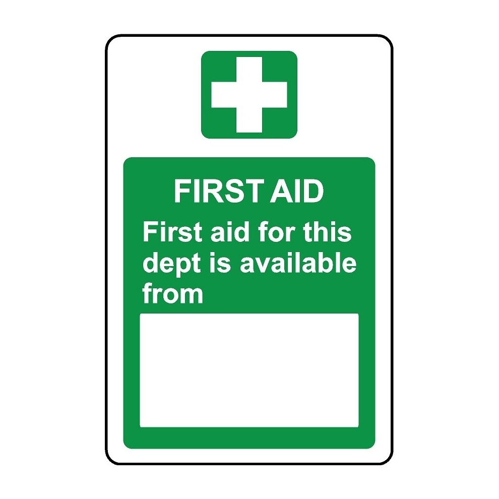 First for this department is available from blank safety sign - Self adhesive sticker - 200mm x 150mm-image-OPC-PBGJXPR-NEW