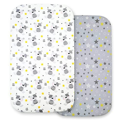 Selemavi Next to Me Crib Sheets â 2pcs Crib Baby Sheet Set 100 Organic
