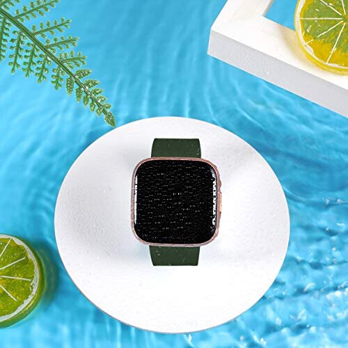 Oielai for Fitbit Versa 2 Strap/Fitbit Versa Strap, Silicone Sport Classic Replacement Straps Compatible with Fitbit Versa Lite/Fitbit Versa 2