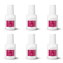 JUSTOTRY 6 Pcs Professional Strong Nail Glue for Acrylic Tips Extra Strong and Press on Nails Long Lasting - Fast Bond & Super Strong Acryli