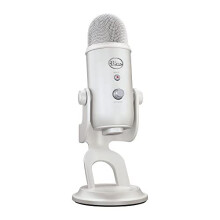 Microfono gamer - Filo - Logitech G - Blu Yeti - USB - Bianco
