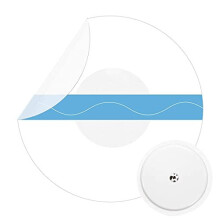 Freestyle Libre Sensor Covers 25Pack Waterproof Libre Sensor Patches-Transparent CGM Patches Without Glue in The Center-Enlite-Guardian-Free
