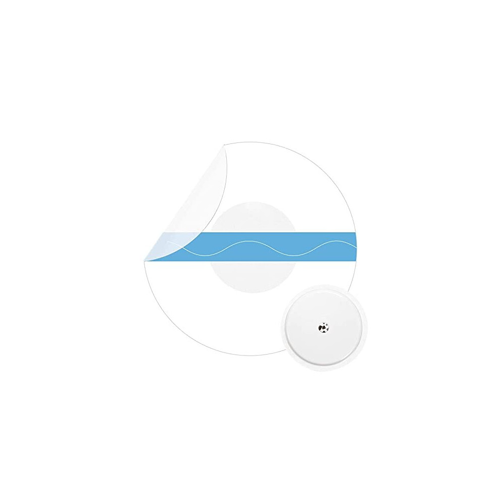 Maylove Freestyle Libre Sensor Covers 25Pack Waterproof Libre Sensor Patches-Transparent Cgm Patches Without Glue In The Center-Enlite-Guardian-Free