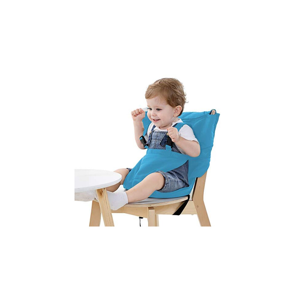 Vine Easy Seat Portable Travel High Chair Adjustable Safety Washable Toddler High Chair Seat Cover Convenient Cloth Travel High Chai on OnBuy