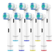 Toothbrush Heads for Oral B, 8 Pack Professional Electric Toothbrush Replacement Heads Extra Soft Dupont Bristles Replacement Toothbrush Hea